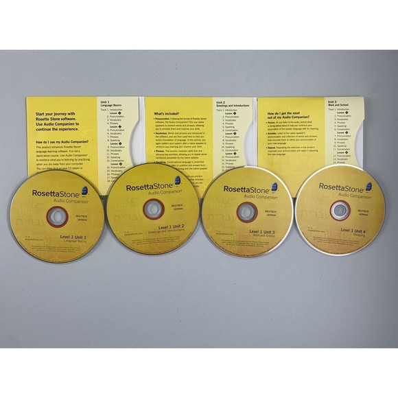 Rosetta Stone German Level 1 Language Learning Software Deutsch RosettaStone - Picture 9 of 10